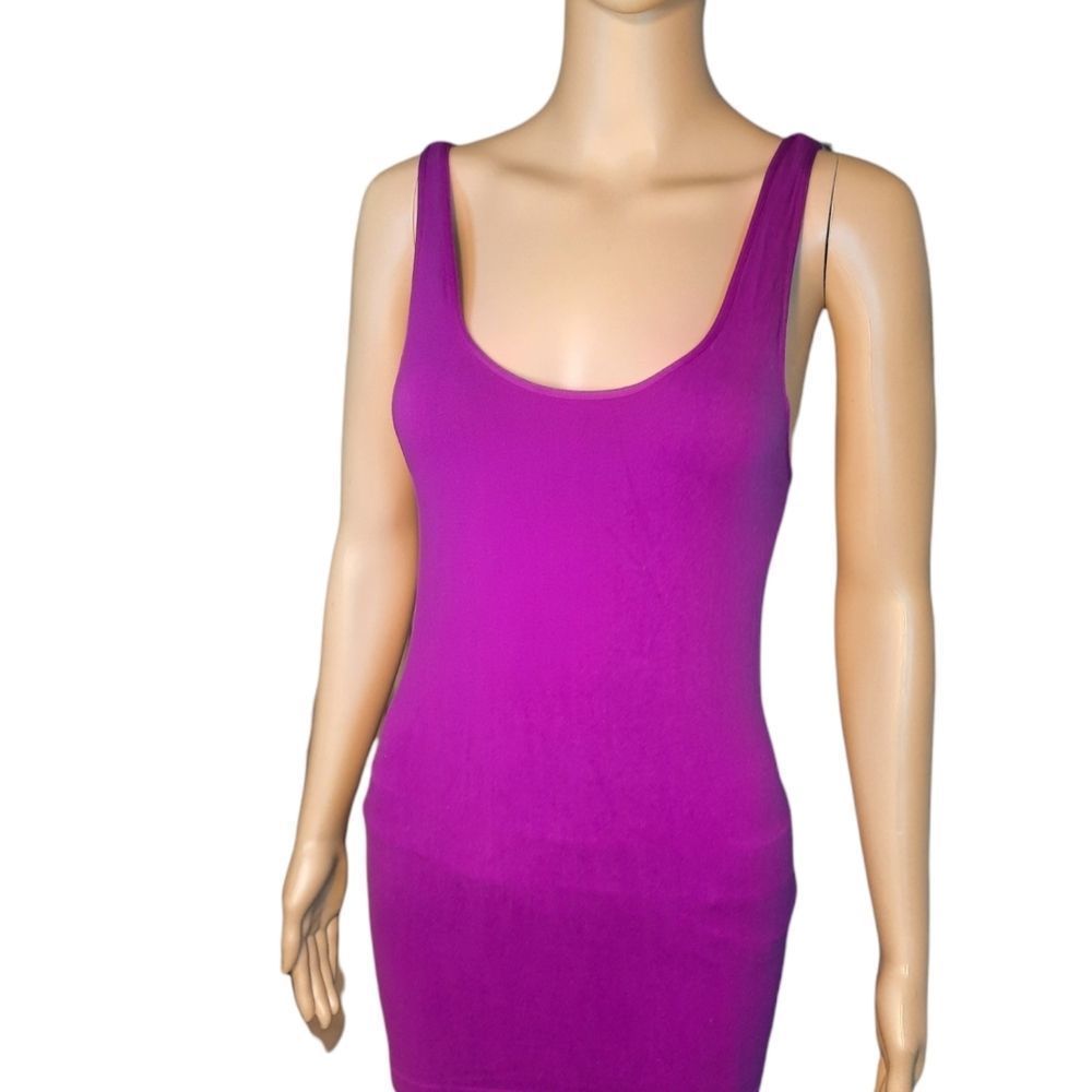 Recover Shirt stretchy tank top Purple One size
